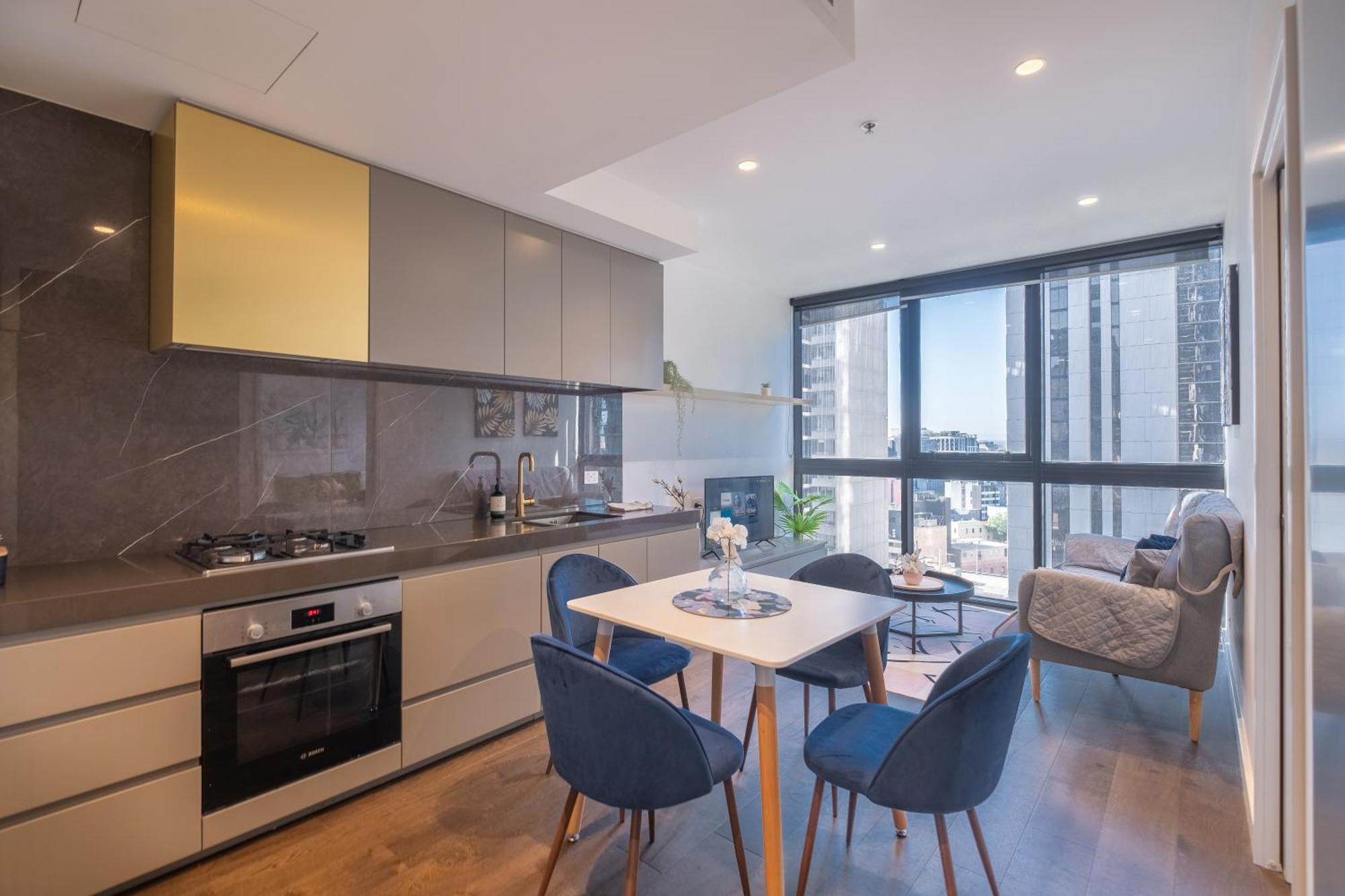 Relaxed 1Br1Ba City View Apt Wifi In Heart Melcbd Melbourne Exteriör bild