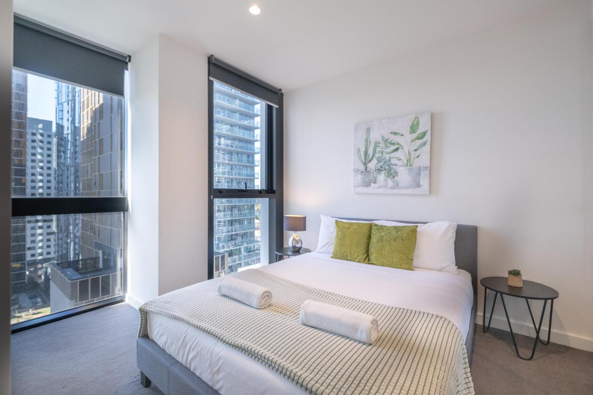Relaxed 1Br1Ba City View Apt Wifi In Cbd Melbourne Exteriör bild