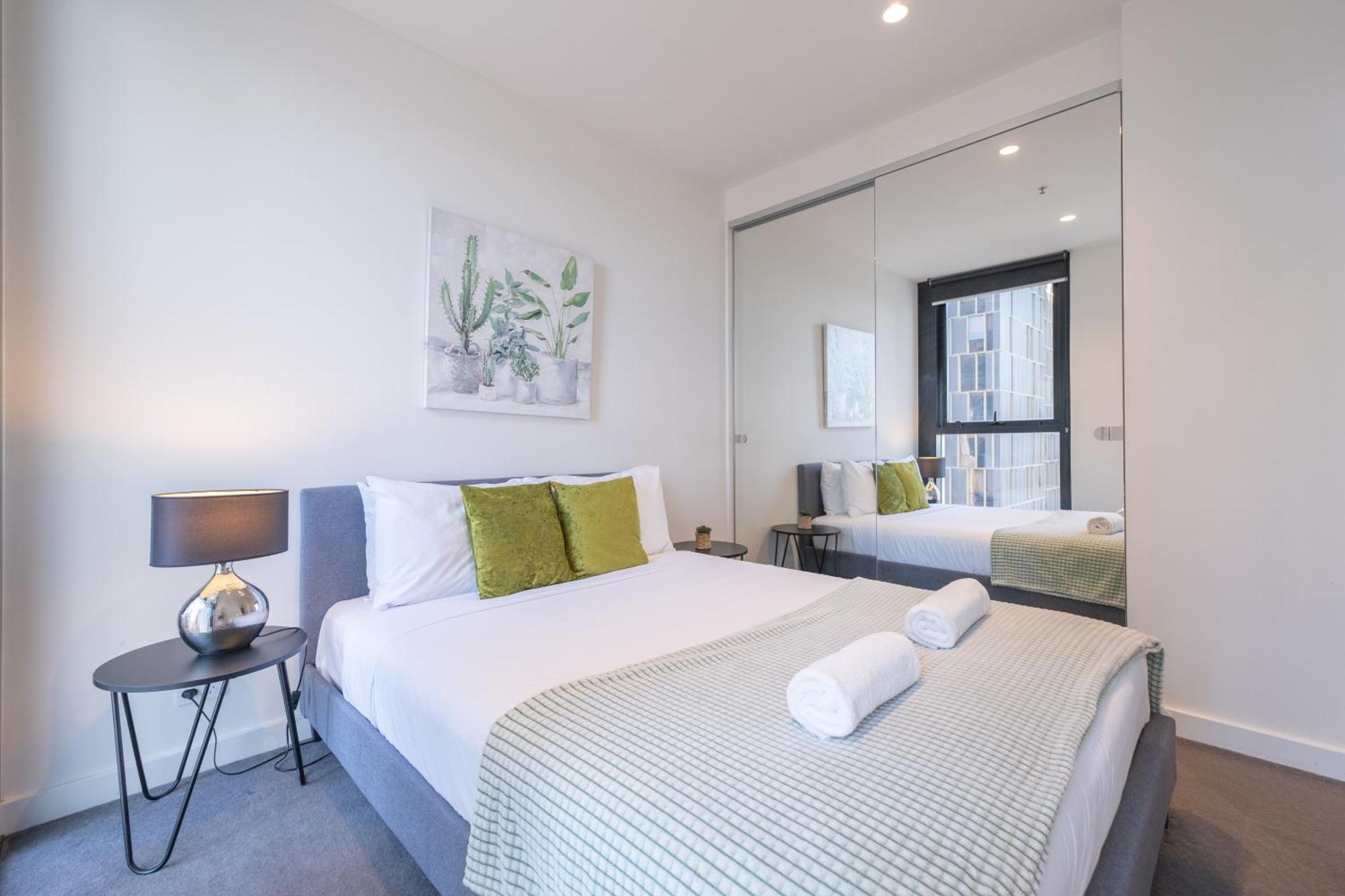 Relaxed 1Br1Ba City View Apt Wifi In Cbd Melbourne Exteriör bild
